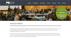 Desktop Screenshot of prbeta.ro